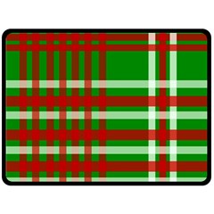 Christmas Colors Red Green White Double Sided Fleece Blanket (large)  by Nexatart