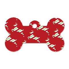 Christmas Card Christmas Card Dog Tag Bone (one Side)