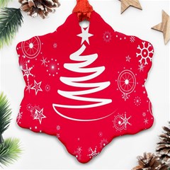 Christmas Tree Ornament (snowflake) by Nexatart