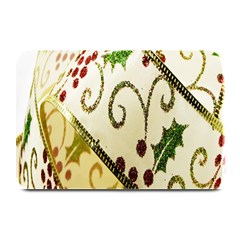 Christmas Ribbon Background Plate Mats by Nexatart