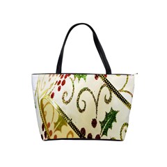 Christmas Ribbon Background Shoulder Handbags by Nexatart