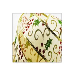 Christmas Ribbon Background Satin Bandana Scarf by Nexatart