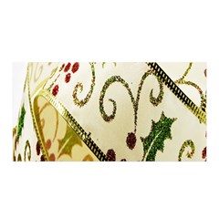 Christmas Ribbon Background Satin Wrap by Nexatart