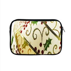 Christmas Ribbon Background Apple Macbook Pro 15  Zipper Case by Nexatart