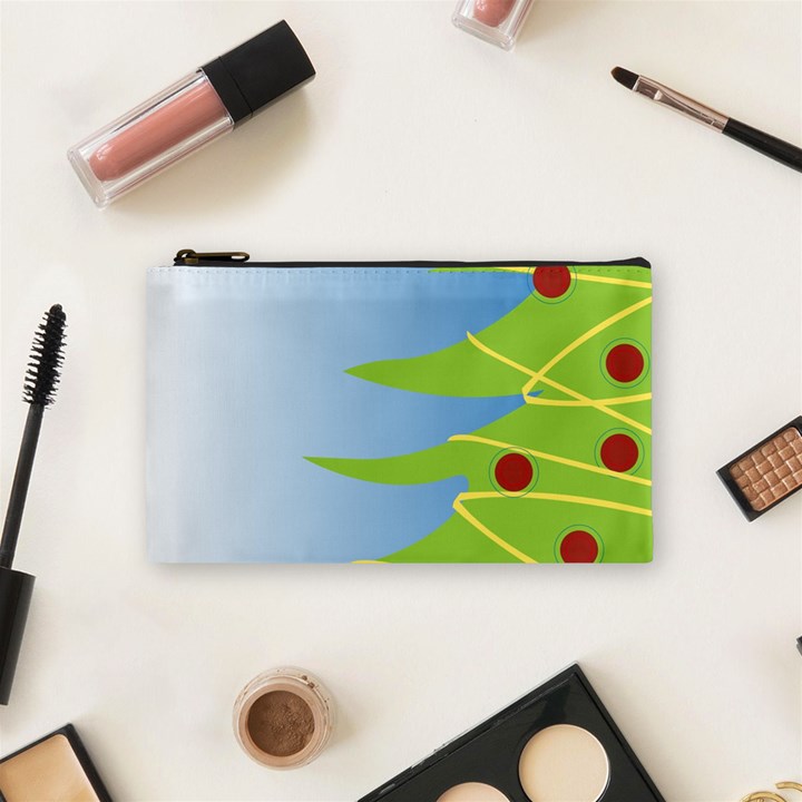 Christmas Tree Christmas Cosmetic Bag (Small) 