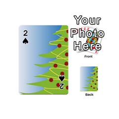 Christmas Tree Christmas Playing Cards 54 (mini)  by Nexatart