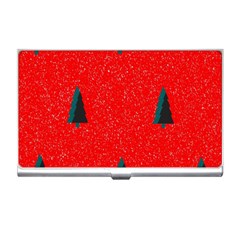 Christmas Time Fir Trees Business Card Holders by Nexatart