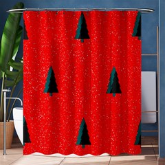 Christmas Time Fir Trees Shower Curtain 60  X 72  (medium)  by Nexatart