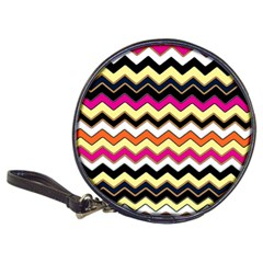 Colorful Chevron Pattern Stripes Classic 20-cd Wallets by Nexatart