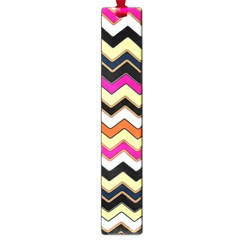 Colorful Chevron Pattern Stripes Large Book Marks by Nexatart