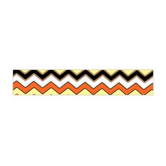 Colorful Chevron Pattern Stripes Flano Scarf (mini) by Nexatart