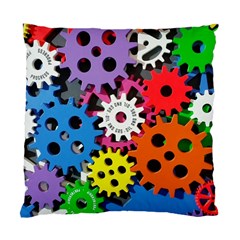 Colorful Toothed Wheels Standard Cushion Case (one Side)