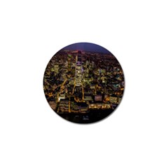 City Glass Architecture Windows Golf Ball Marker (4 Pack) by Nexatart