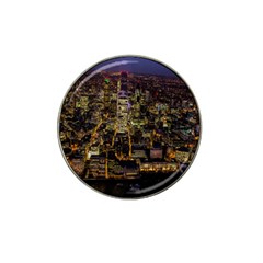 City Glass Architecture Windows Hat Clip Ball Marker by Nexatart