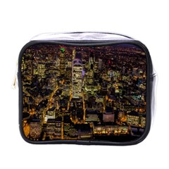 City Glass Architecture Windows Mini Toiletries Bags by Nexatart