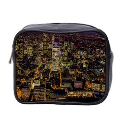 City Glass Architecture Windows Mini Toiletries Bag 2-side by Nexatart