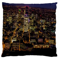 City Glass Architecture Windows Large Cushion Case (two Sides) by Nexatart