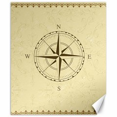 Compass Vintage South West East Canvas 20  X 24   by Nexatart