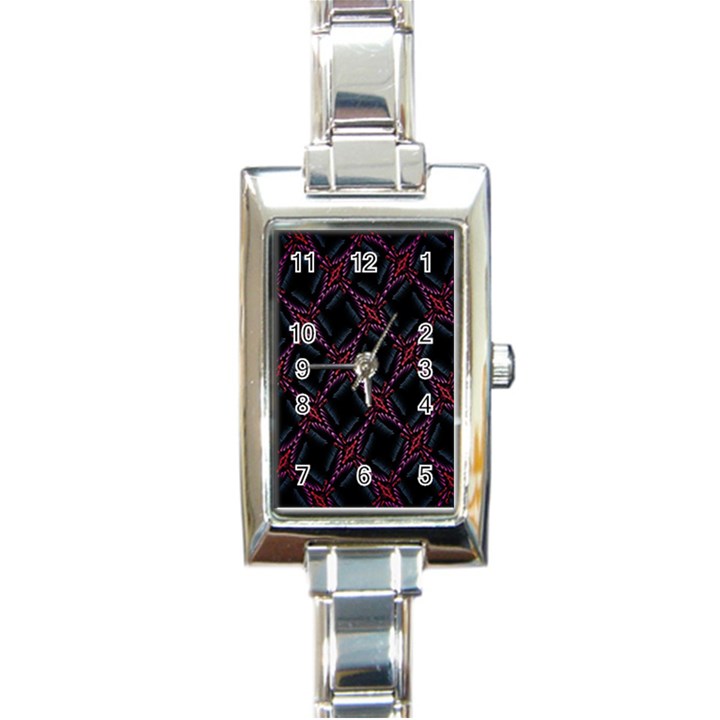 Computer Graphics Webmaster Novelty Rectangle Italian Charm Watch