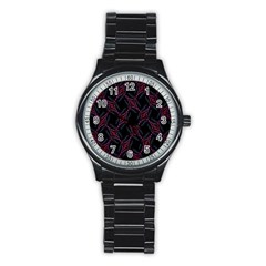 Computer Graphics Webmaster Novelty Stainless Steel Round Watch by Nexatart