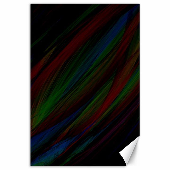 Dark Background Pattern Canvas 24  x 36 