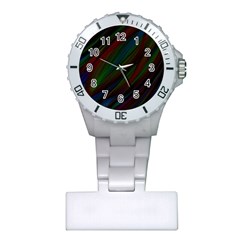 Dark Background Pattern Plastic Nurses Watch by Nexatart