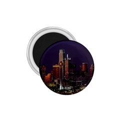 Dallas Texas Skyline Dusk 1 75  Magnets by Nexatart