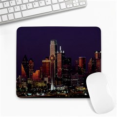 Dallas Texas Skyline Dusk Large Mousepads by Nexatart