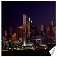 Dallas Texas Skyline Dusk Canvas 12  X 12  