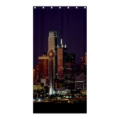 Dallas Texas Skyline Dusk Shower Curtain 36  X 72  (stall)  by Nexatart