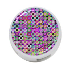 Design Circles Circular Background 4-port Usb Hub (one Side) by Nexatart