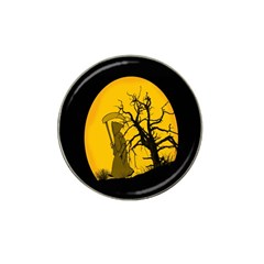 Death Haloween Background Card Hat Clip Ball Marker (4 Pack) by Nexatart