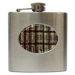 Detail Golden Gold Ornaments Hip Flask (6 Oz) by Nexatart