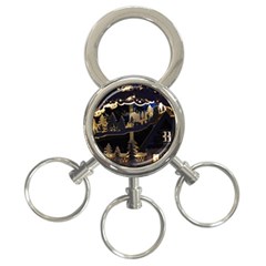 Christmas Advent Candle Arches 3-ring Key Chains by Nexatart