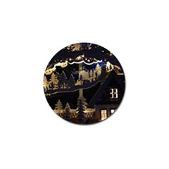 Christmas Advent Candle Arches Golf Ball Marker by Nexatart