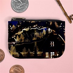 Christmas Advent Candle Arches Mini Coin Purses by Nexatart