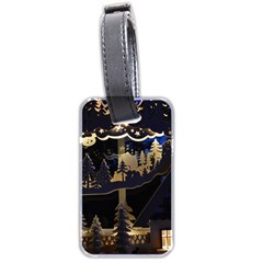 Christmas Advent Candle Arches Luggage Tags (two Sides) by Nexatart