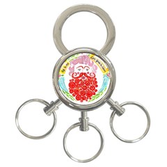 Life Is Art  3-ring Key Chains by Toriak