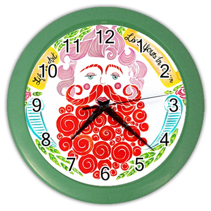 LIFE IS ART  Color Wall Clocks