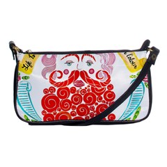 Life Is Art  Shoulder Clutch Bags by Toriak