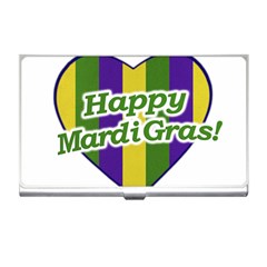 Happy Mardi Gras Logo Business Card Holders by dflcprints