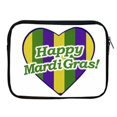 Happy Mardi Gras Logo Apple Ipad 2/3/4 Zipper Cases by dflcprints