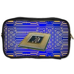 Processor Cpu Board Circuits Toiletries Bags by Nexatart