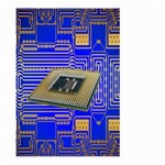 Processor Cpu Board Circuits Large Garden Flag (Two Sides) Front