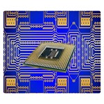 Processor Cpu Board Circuits Double Sided Flano Blanket (Small)  50 x40  Blanket Front