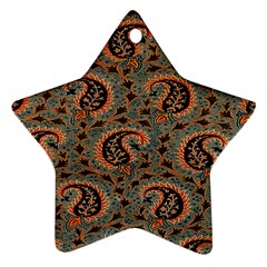 Persian Silk Brocade Ornament (star) by Nexatart