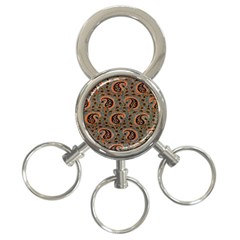 Persian Silk Brocade 3-ring Key Chains by Nexatart