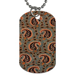 Persian Silk Brocade Dog Tag (two Sides) by Nexatart