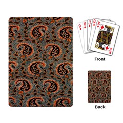 Persian Silk Brocade Playing Card