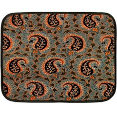 Persian Silk Brocade Double Sided Fleece Blanket (Mini) 